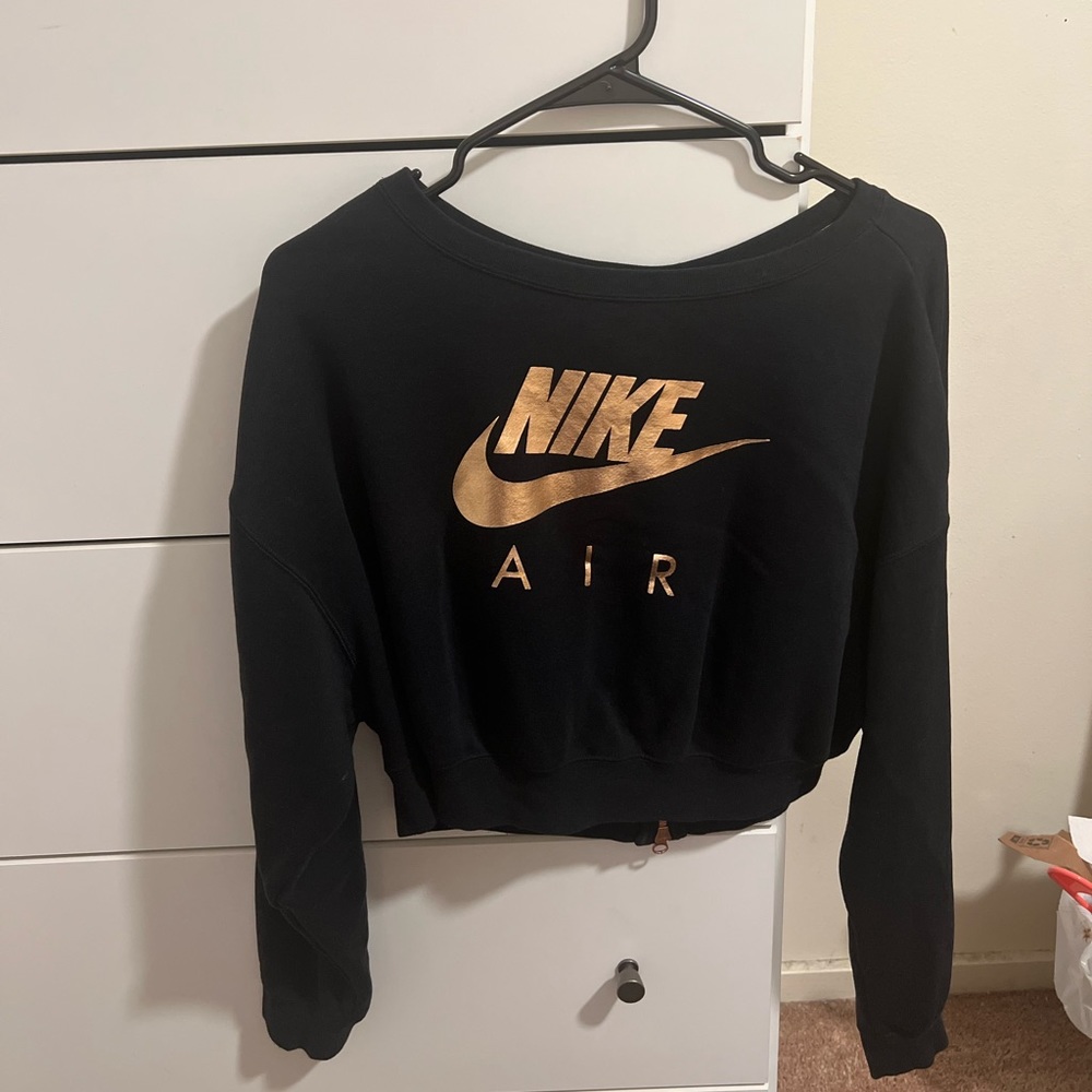 Nike air cropped pullover - no hood